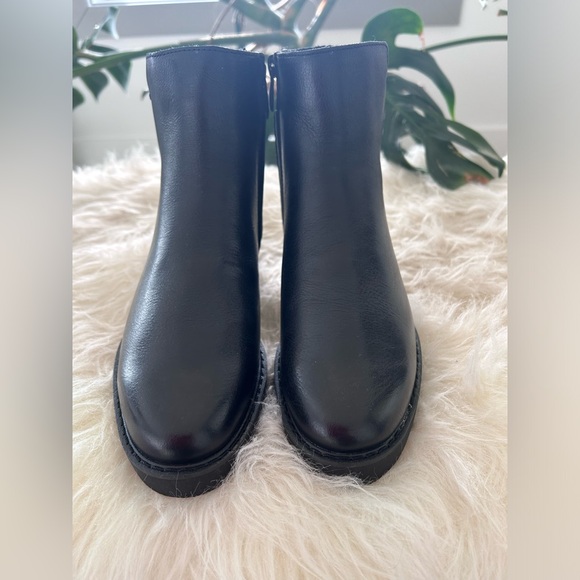 Franco Sarto Women’s Kids Leather Winter Boots size 5 - Picture 4 of 8